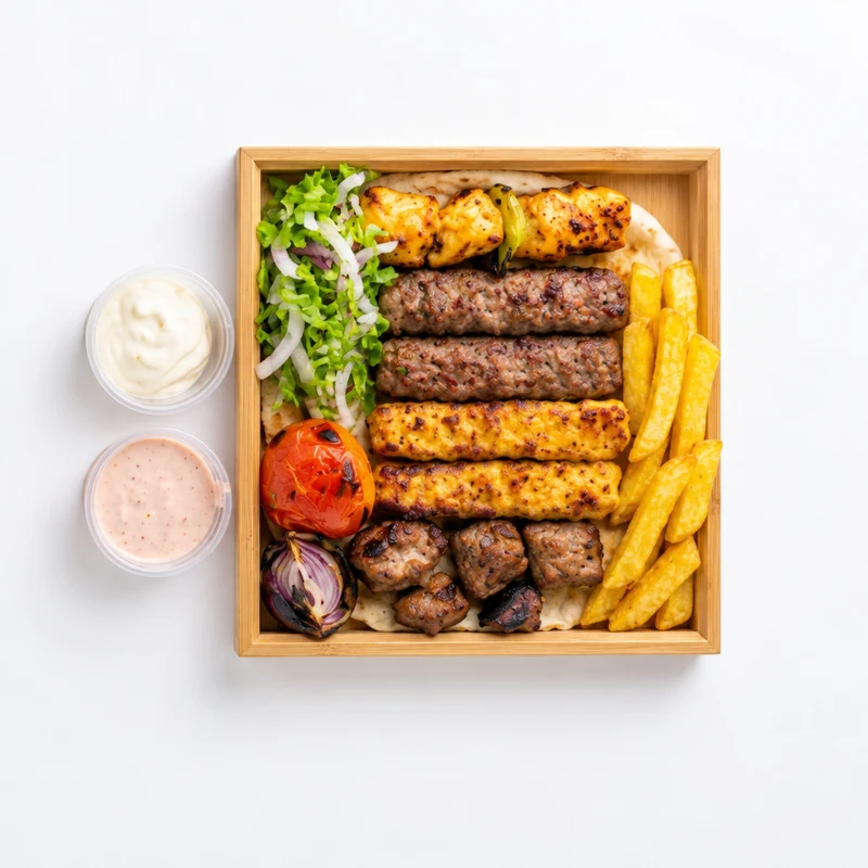 مشاوي مشكل نص كيلو